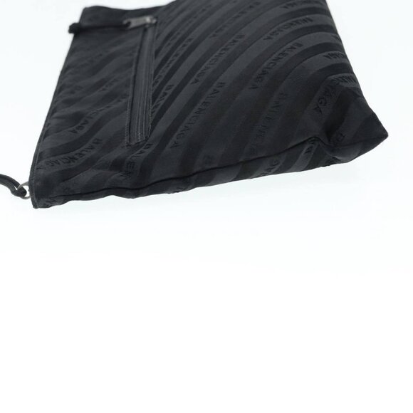 BALENCIAGA Explorer Clutch Bag Canvas Black 459745 Auth yk14342 - Picture 4 of 16